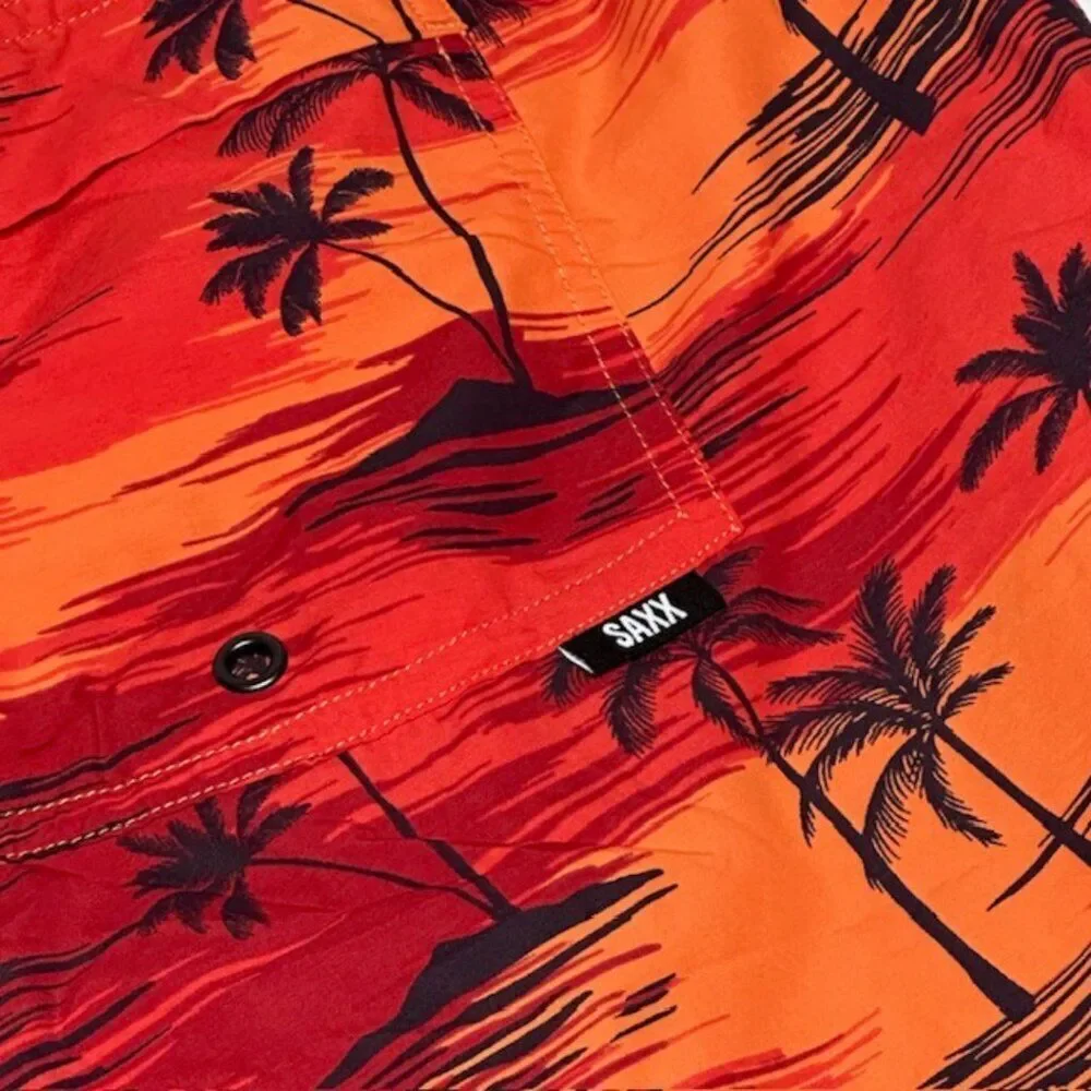 Saxx‎ Cannonball 2in1 Men's Hybrid Shorts / Swim Trunks Color Sunset in Size XL